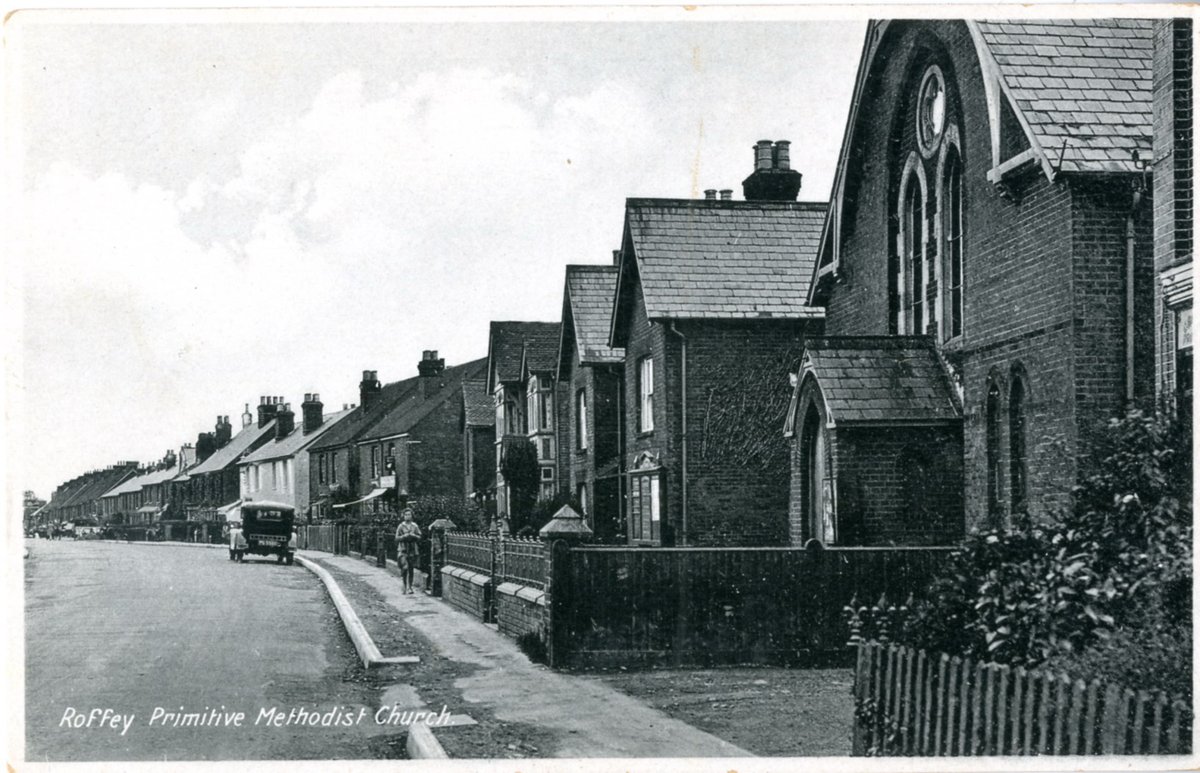 HorshamMuseum's tweet photo. For our #Horsham #ThrowbackThursday church this week we have #Roffey Primitive Methodist Church in the 1930s and as it is today, Cornerstone St Andrews. Originally it was the Star Road Mission Hall Primitive Methodist Chapel in 1877 but has seen major renovations. #HorshamMuseum https://t.co/s4sdwSionM