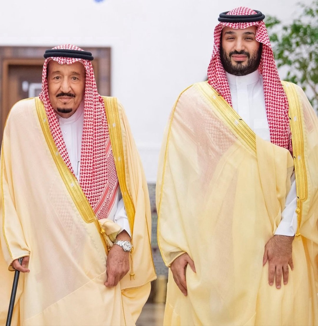 دُمتم ودام عِزّكم وحفظ بكم العباد والبلاد  .. 

#الملك_سلمان_بن_عبدالعزيز 
#الأمير_محمد_بن_سلمان 
#المملكة_العربية_السعودية