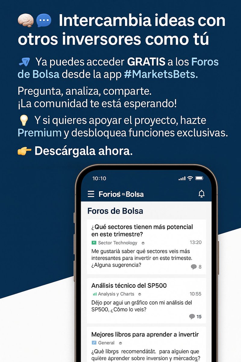 marketsbets's tweet photo. 🚨 ¡MarketsBets ha llegado!
Olvídate del pasado y entra al nuevo ciclo:
📲 App para #trading con análisis visual, alertas y seguimiento real
🎁 Descárgatela grátis #MarketsBets
#CryptoTraders #TradingTools #FintechSpain
https://t.co/g0T4vJ2FCv
https://t.co/6mcp7mYgRO https://t.co/P072fDjIqc