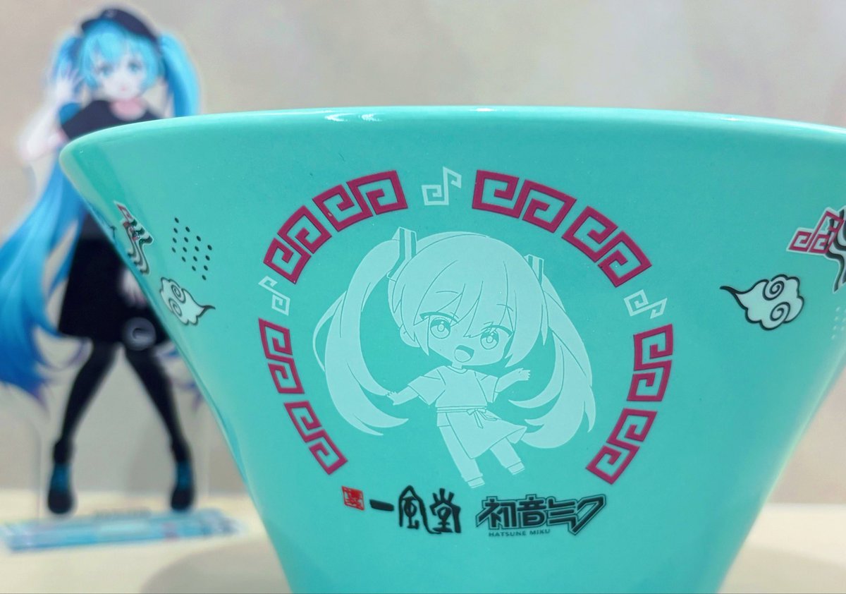 一風堂×初音ミク ラーメンどんぶりセット🍜 届きました📦ˊ˗ 想像以上に