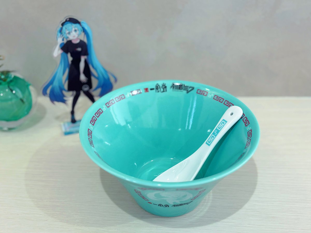 一風堂×初音ミク ラーメンどんぶりセット🍜 届きました📦ˊ˗ 想像以上に