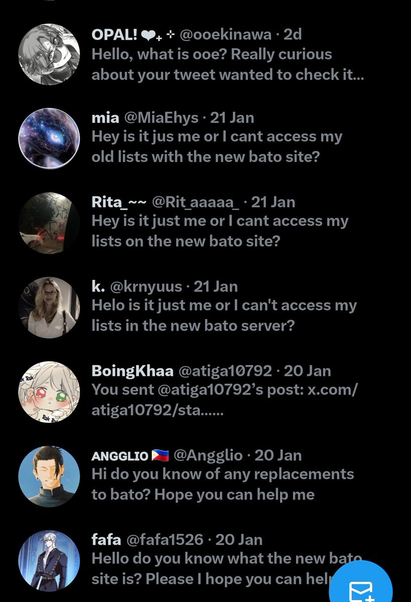 The great bato shutdown was very hard on me