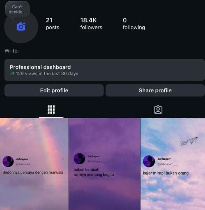 Eve || WTS JUAL AKUN ACC INSTAGRAM tweet media