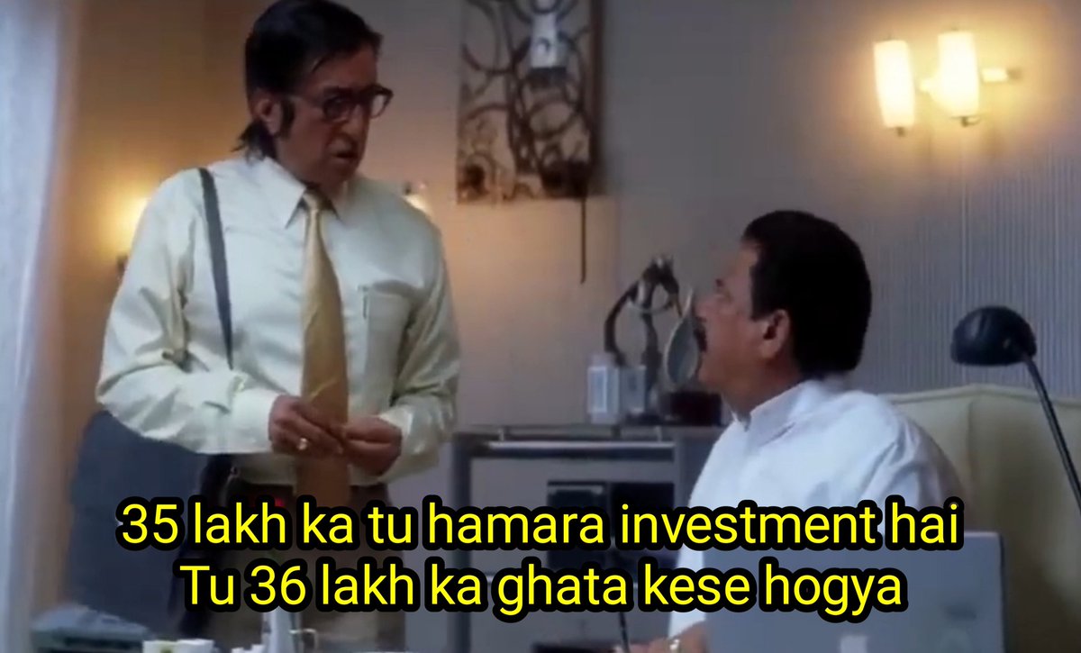 biranchisingh50's tweet photo. Intraday profit - Rs 500
Brokerage fee- Rs1000

Meanwhile me- https://t.co/b31VjHy4GX