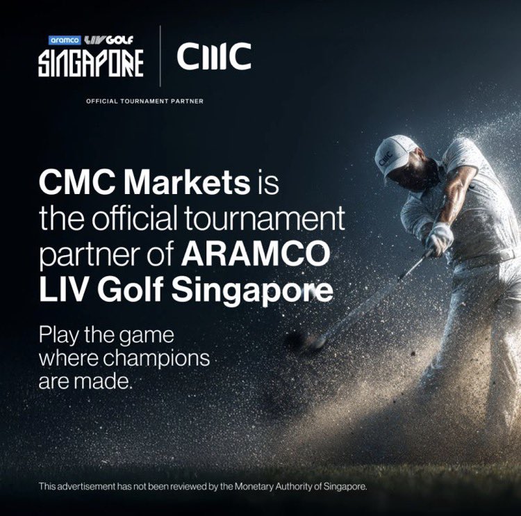 parandpaddock's tweet image. Sponsors and partners, continue to grow for LIV Golf.

Joint Headline Sponsor CMC markets added to the Singapore event at Sentosa next week.

#LiVGolf #CMC