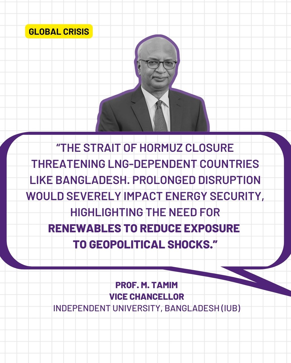 bdpowerpathways's tweet photo. 🎯 Given the ongoing global crisis, it's time for 🇧🇩 to invest in sustainable #renewableenergy.  For an energy-secure future, our policymakers need to be proactive and make urgent policy decisions to promote renewables. 👇 https://t.co/4p1yRjDRL1