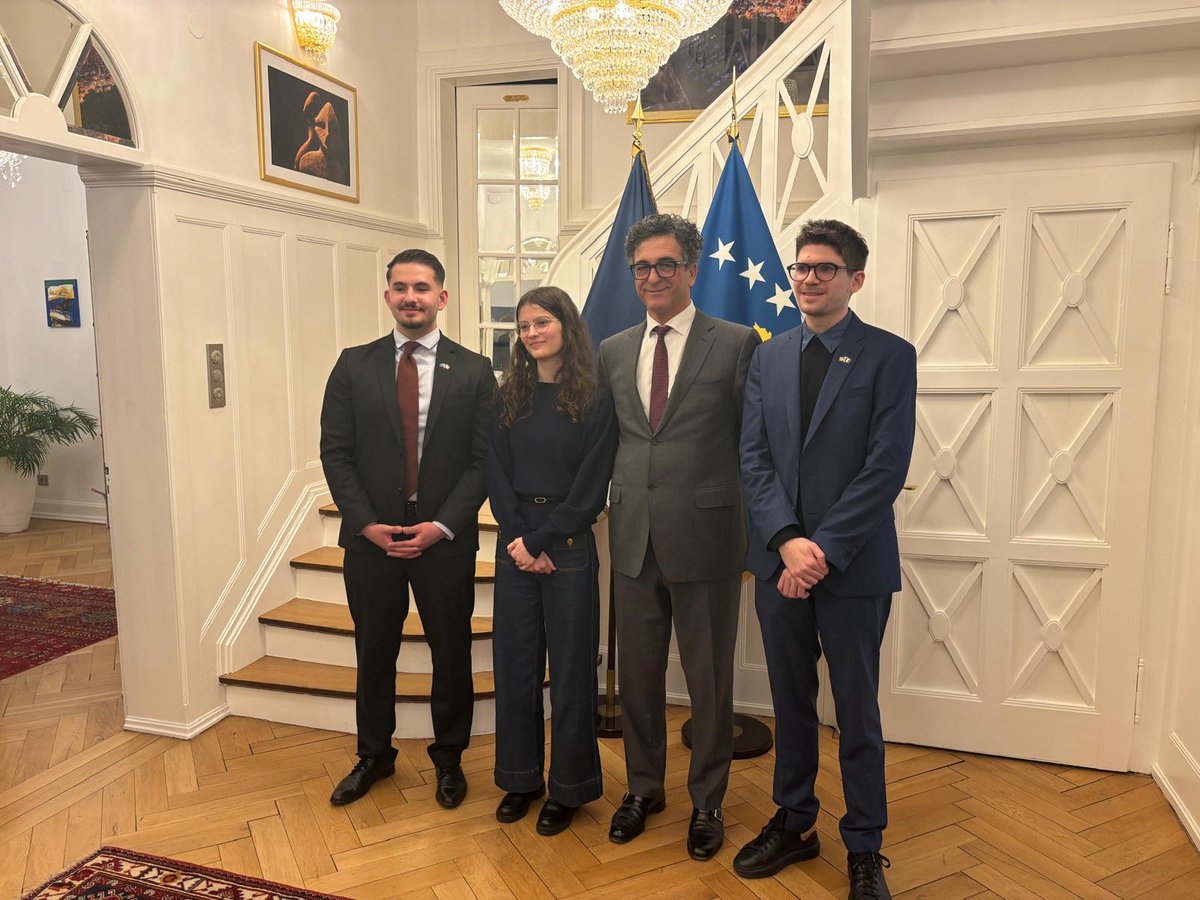 Great discussion with Sciences Po Dijon students at <a href="/RKSinStrasbourg/">Kosovo in Strasbourg</a> about Kosovo’s Council of Europe membership process and what access to the ECHR would mean for the citizens of 🇽🇰. Many thoughtful questions and strong interest.