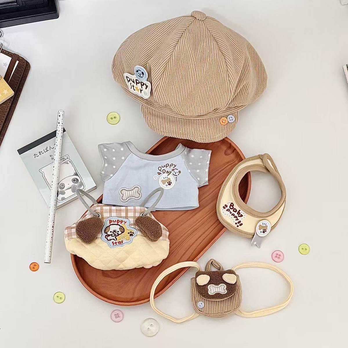 20cm 無属性 ぬいぐるみ用服【いぬ】
¥2,480
candymoonii.com/products/87738…

20cm 無属性 ぬいぐるみ用服【ネコ】
¥2,480
candymoonii.com/products/55601…

#無属性ぬい #推し活 #ぬい服 #ぬいぐるみ #ぬい活 #ぬい撮り #JPぬい #綿人形