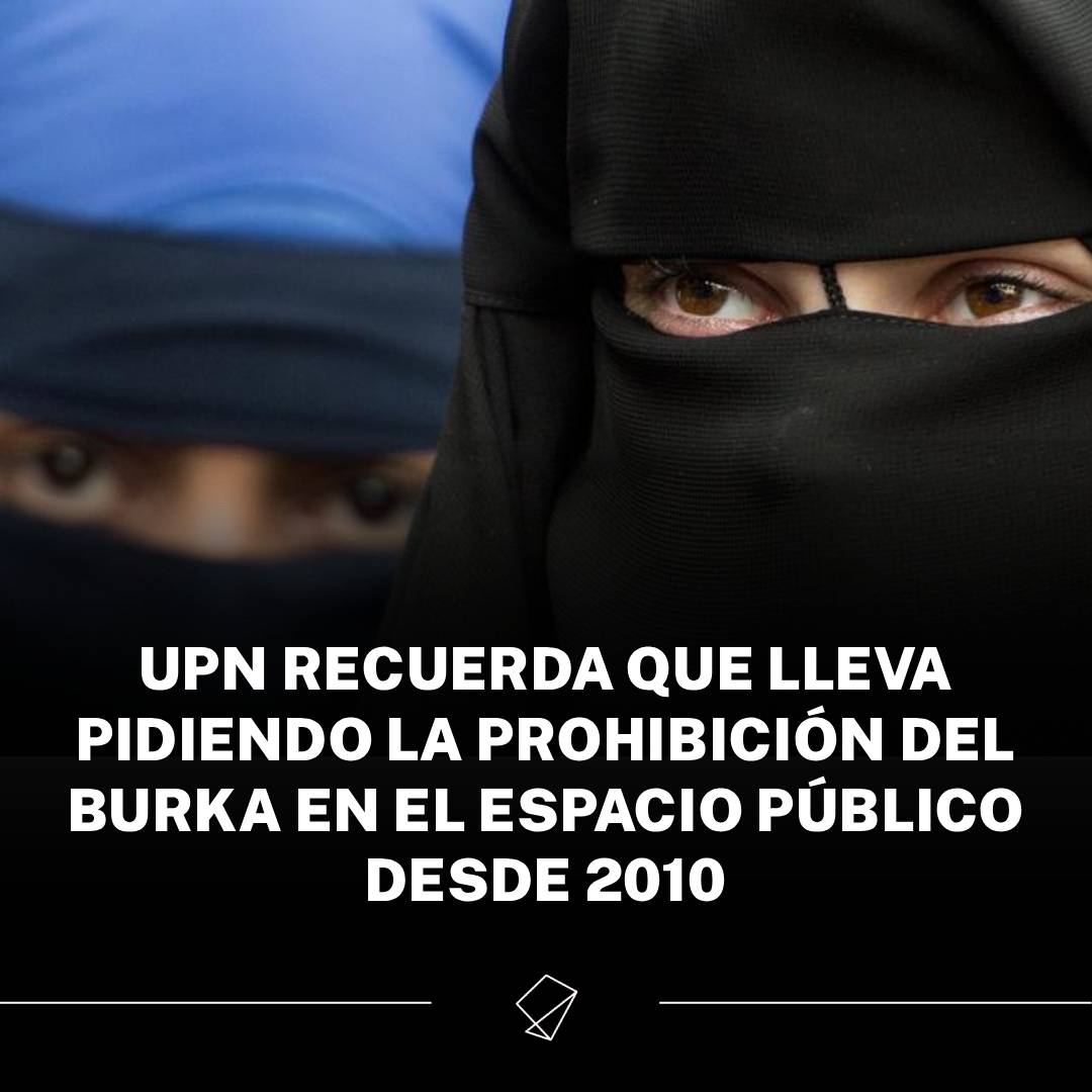 ‼️ Algunos partidos llegan tarde a la petición de la prohibición del burka en el espacio público.

✅ UPN ya lo estaba apoyando en 2010 en el Senado.

<a href="/JavierJesparza/">Javier Esparza</a>: “El burka es un retroceso cultural que ataca la libertad de la mujer”.