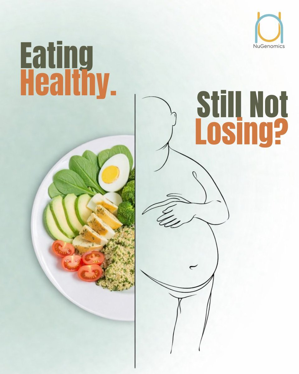 ANugenomics's tweet photo. You’re not failing.
Your plan is.

Your metabolism, carb tolerance, insulin response, fat-loss speed — all are genetically influenced.

What worked for someone else was built for their biology.
Not yours.

Stop copying. 

Get your precise DNA plan today.

#NuGenomics #WeightLoss https://t.co/PzjkeJnWUD