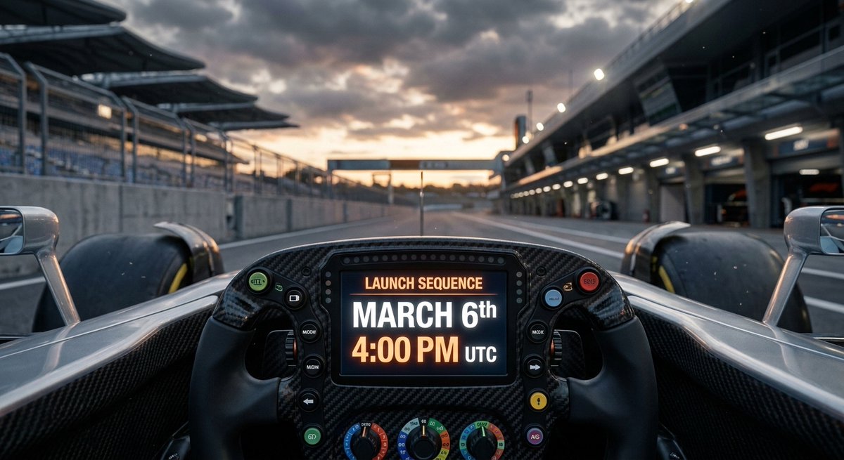 THE PADDOCK HAS SPOKEN! 🏎️💨📣

Due to an overwhelming wave of interest and countless requests from our incredible community, we are adjusting the starting grid! 🗺️

We want everyone to have the best possible chance to join the race.

🚨 NEW LAUNCH TIME:Friday, March 6th @ 4:00