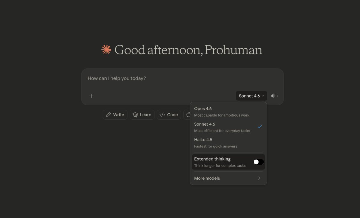 thisdudelikesAI's tweet photo. Claude Sonnet 4.6 is ridiculously powerful.

But almost everyone is using it like a basic chatbot.

Here are 5 ways to use it that feel unfair: https://t.co/NAh0cX4bXf