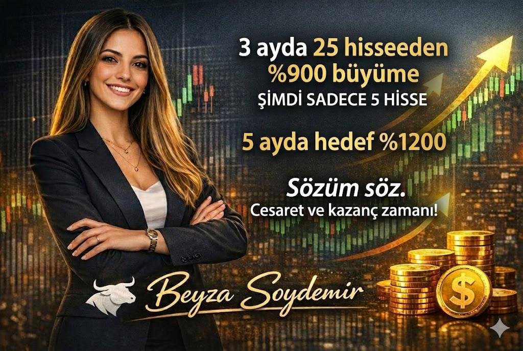 3 ayda 25 hisseden %900 büyüme🔥

Şimdi sadece 5 hisse 
5 ayda hedef %1200 ✈️

Bu bir meydan okuma

25 hisseyle tarih yazdık
Şimdi 5 hisseyle destan yazacağız

Sözüm söz✨
5 ay sonra bu tweeti hatırlatacağım

Kazanan tarafta olmak isteyen yerini alsın
Beğeni + RT bırakın