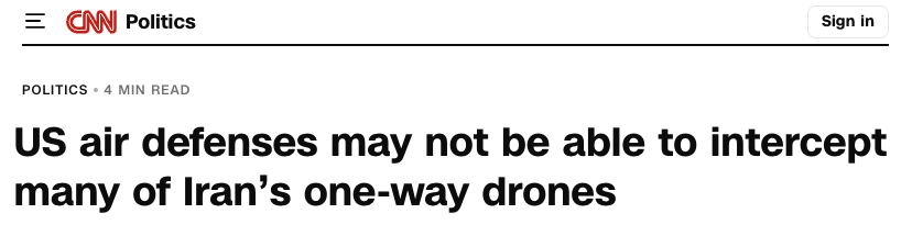"EEUU tiene problemas para frenar los ataques masivos con drones".

De verdad, leer estas noticias desde Ucrania resulta completamente surrealista.

Dónde ha estado el mundo mirando durante los últimos 4 años???