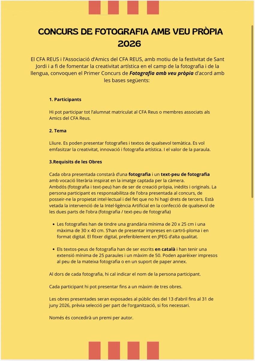 CFA REUS tweet media