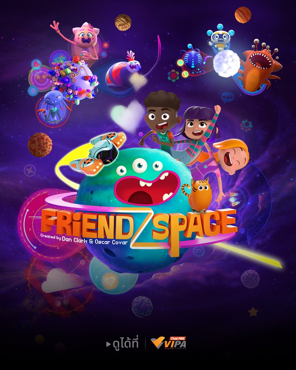 VIPAdotMe's tweet image. 👽 มาร่วมเปิดโลกแห่งมิตรภาพ ความฮา และจินตนาการไปกับการ์ตูน #FriendZSpace ก๊วน 3 ซ่า ตะลุยจักรวาล ได้ทาง VIPA.me และ VIPA Application
▶️ play.vipa.me/Rz5QVJpYf1b

เรื่องราวของเพื่อนซี้ต่างสไตล์ "อลิซ", "คิม" และ "ลีโอ" พร้อม "บ็อตด็อก" หุ่นยนต์คู่ใจ