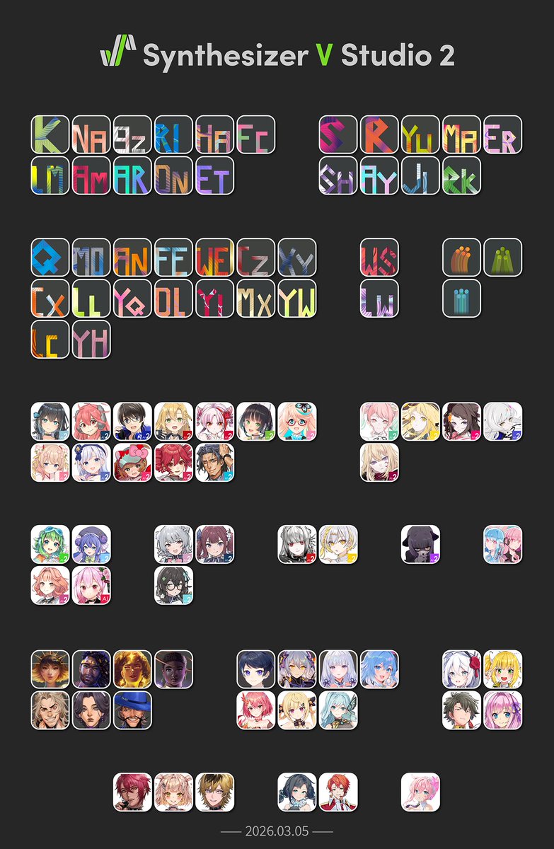 LinR隐卫 (Synthesizer V/SynthV、Vocoflex/VFX) tweet media