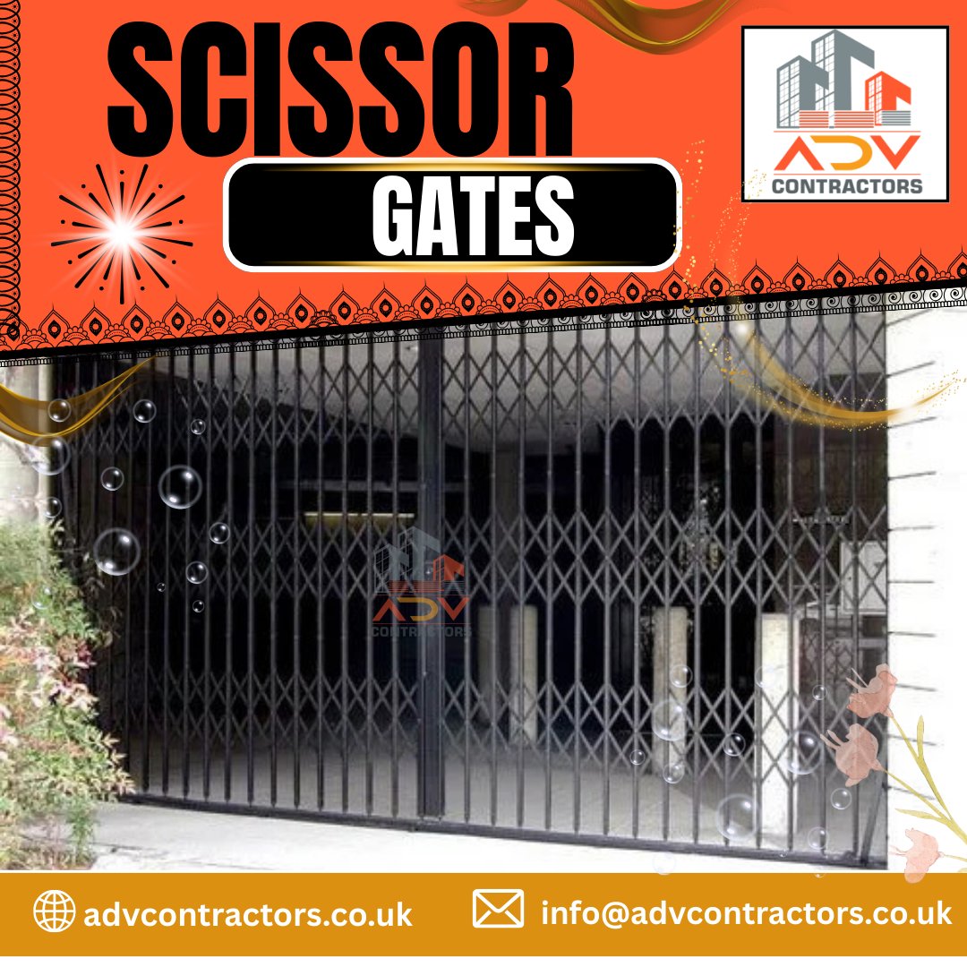 adv_contractors's tweet image. 👉Strong and space-saving Scissor Gates provide reliable protection for shops warehouses and offices. Easy sliding design ensures smooth operation and long-lasting performance for daily use!
#ScissorGates #CommercialSolutions #EntranceProtection
👉Website: advcontractors.co.uk/scissor-gates/