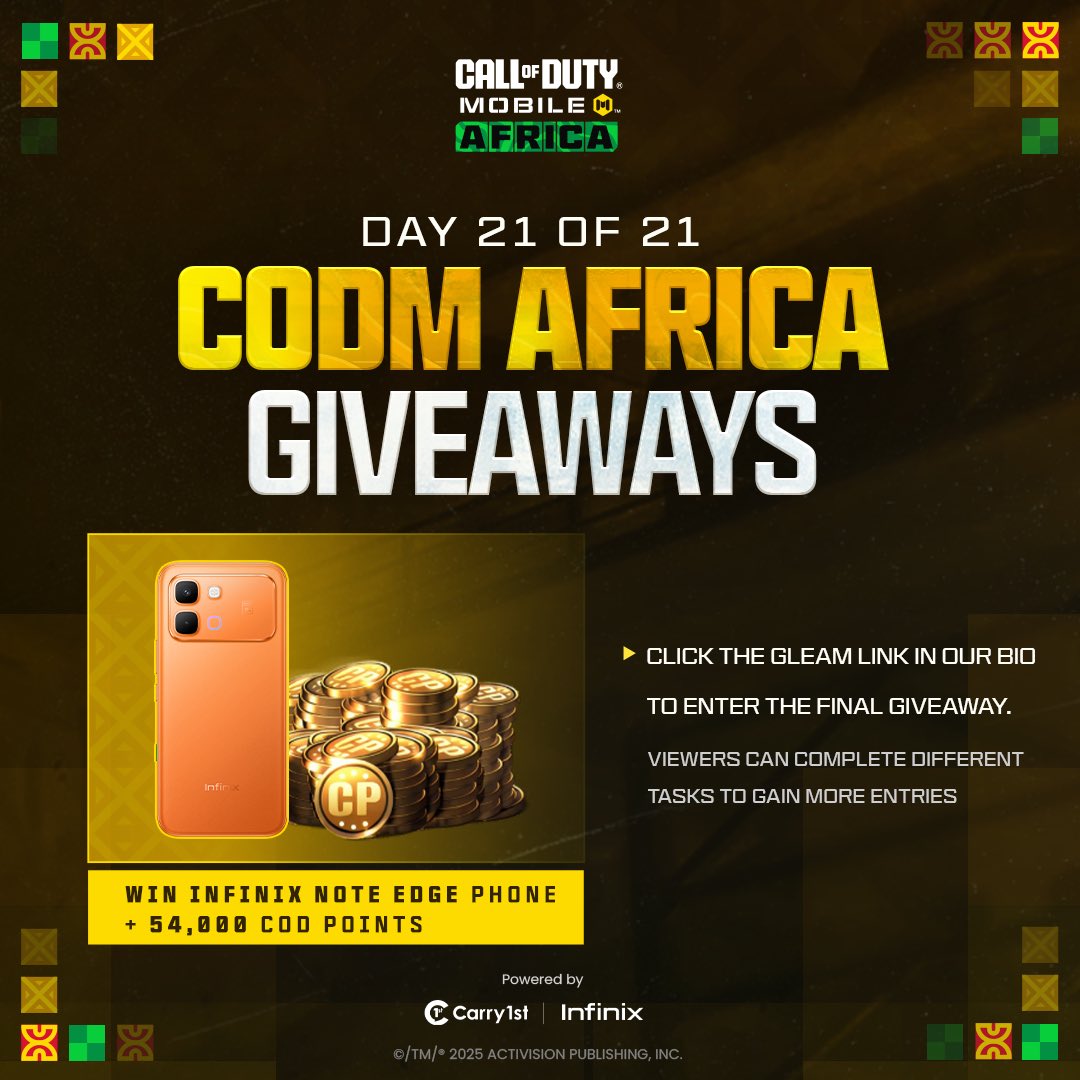 Call of Duty: Mobile Africa tweet media