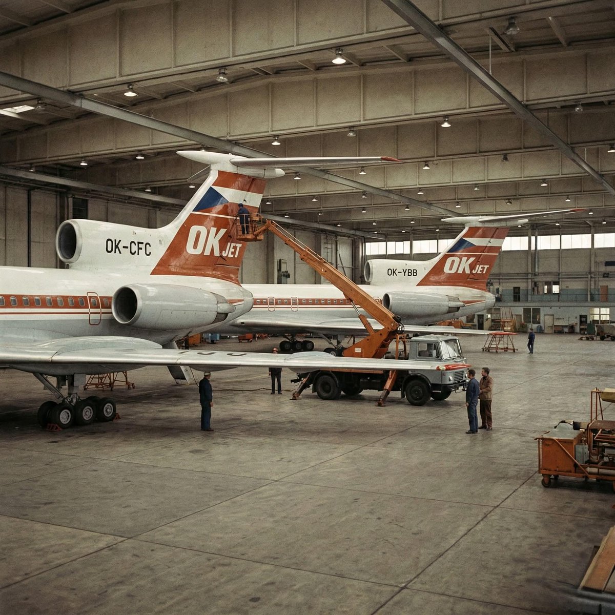 Interflug Airlines tweet media