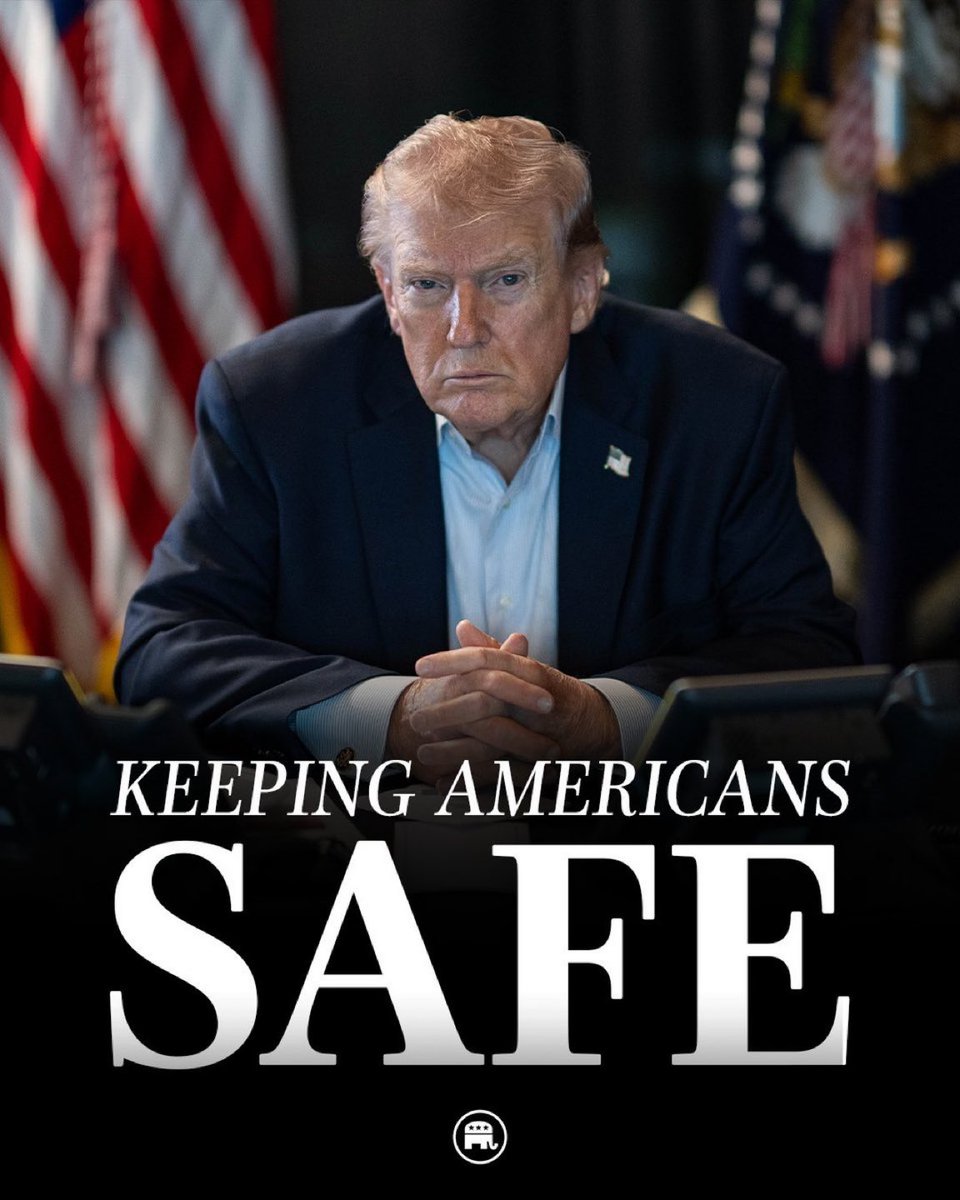 President Trump's leadership is keeping our country SAFE!
Repost and follow