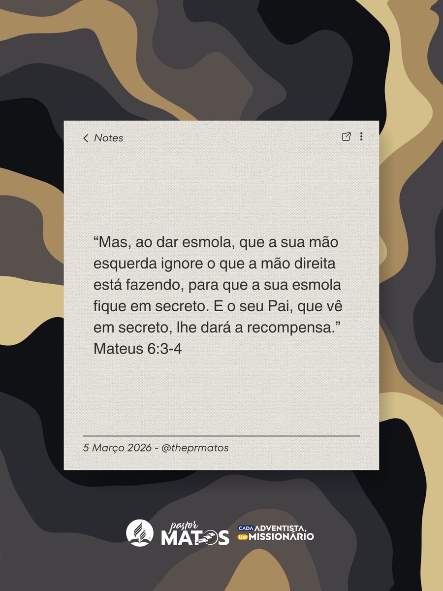VERSO DO DIA 📖❤️
bit.ly/pastormatos