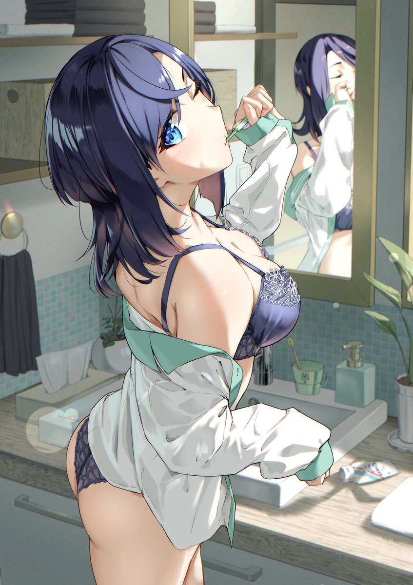 朝起きたら自分ちの洗面所で支度してる彼女