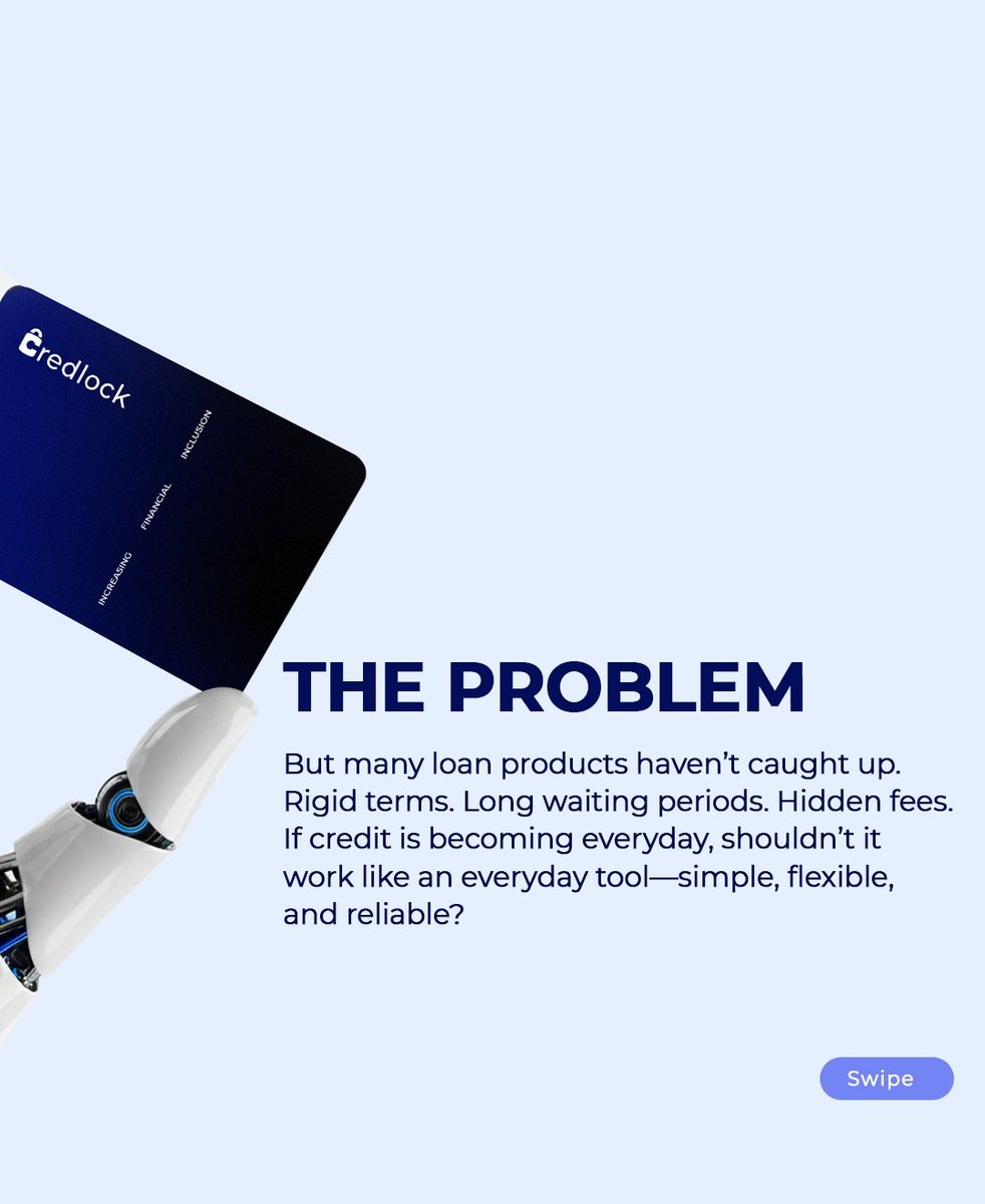 CredlockAfrica's tweet photo. Tight budget today. Big plans tomorrow.

FoneFlex gives you breathing room for both.
Credit that moves with you. 💙

Ready to experience credit that actually works for you?
👉 Download FoneFlex today and see the difference.

Hashtag: #CredLock #FoneFlex #SmartCredit https://t.co/I2ZU82Z4UO