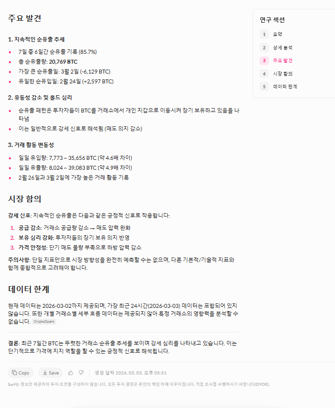 beanRed366324's tweet photo. 몇 달 전 구매한 SURF, 뭣도 몰라서 글 하나 읽는데도 쩔쩔맨 입장에서 기본기 다지기도 좋고 시장분석에도 써먹기 좋아서 요즘 자주 씁니다
GPT랑 차별점은 아무래도 코인 쪽 특화다 보니 GPT는 심화로 가면 대충 지어내는 느낌인데 얘는 한 발짝 더 들어가는 느낌이라 좋네요
@SurfAI  @FabricFND https://t.co/pventxXCNL