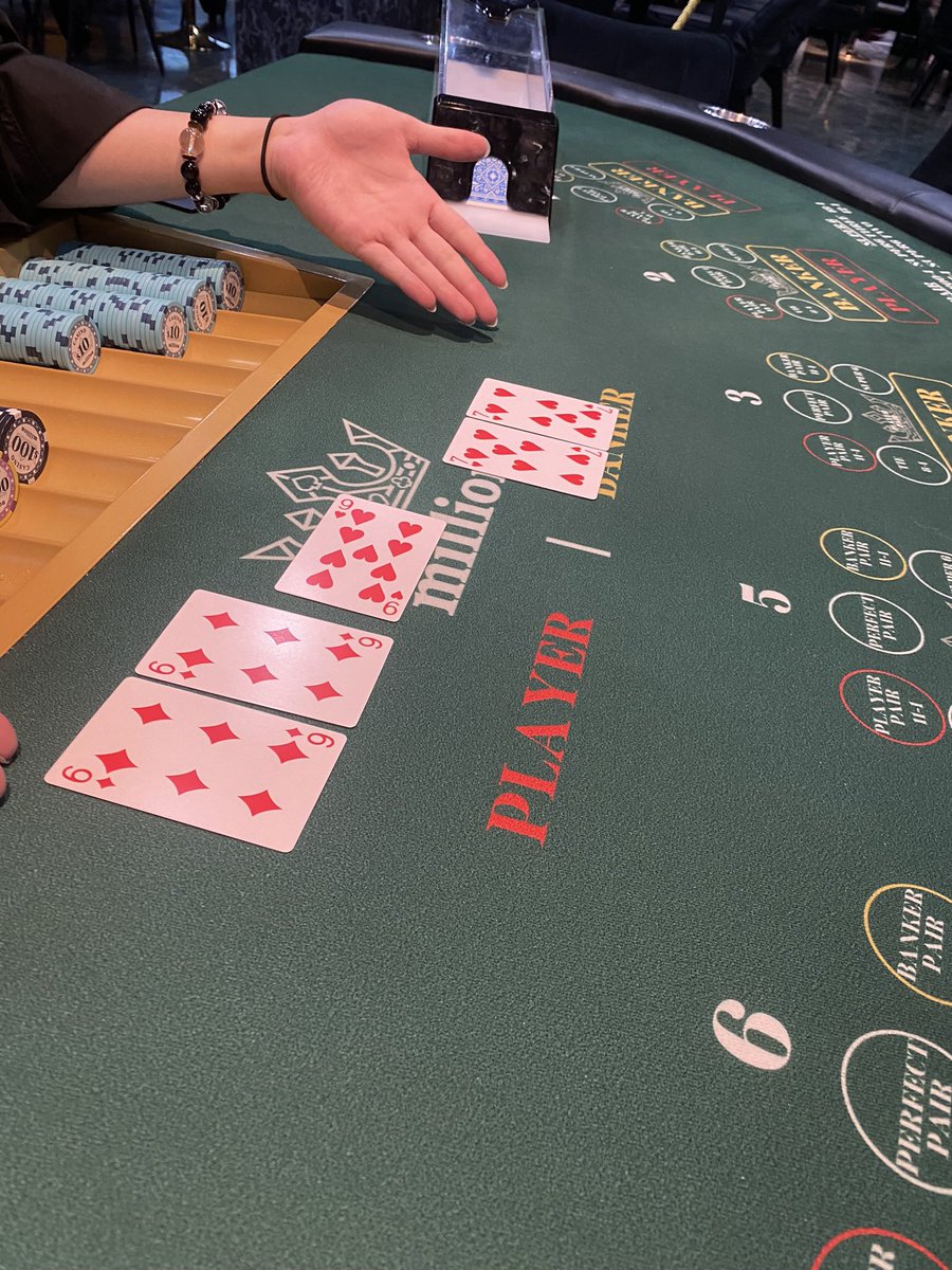 バカラOPEN✨ 当店では、 ❤️ブラックジャック ♠️バカラ