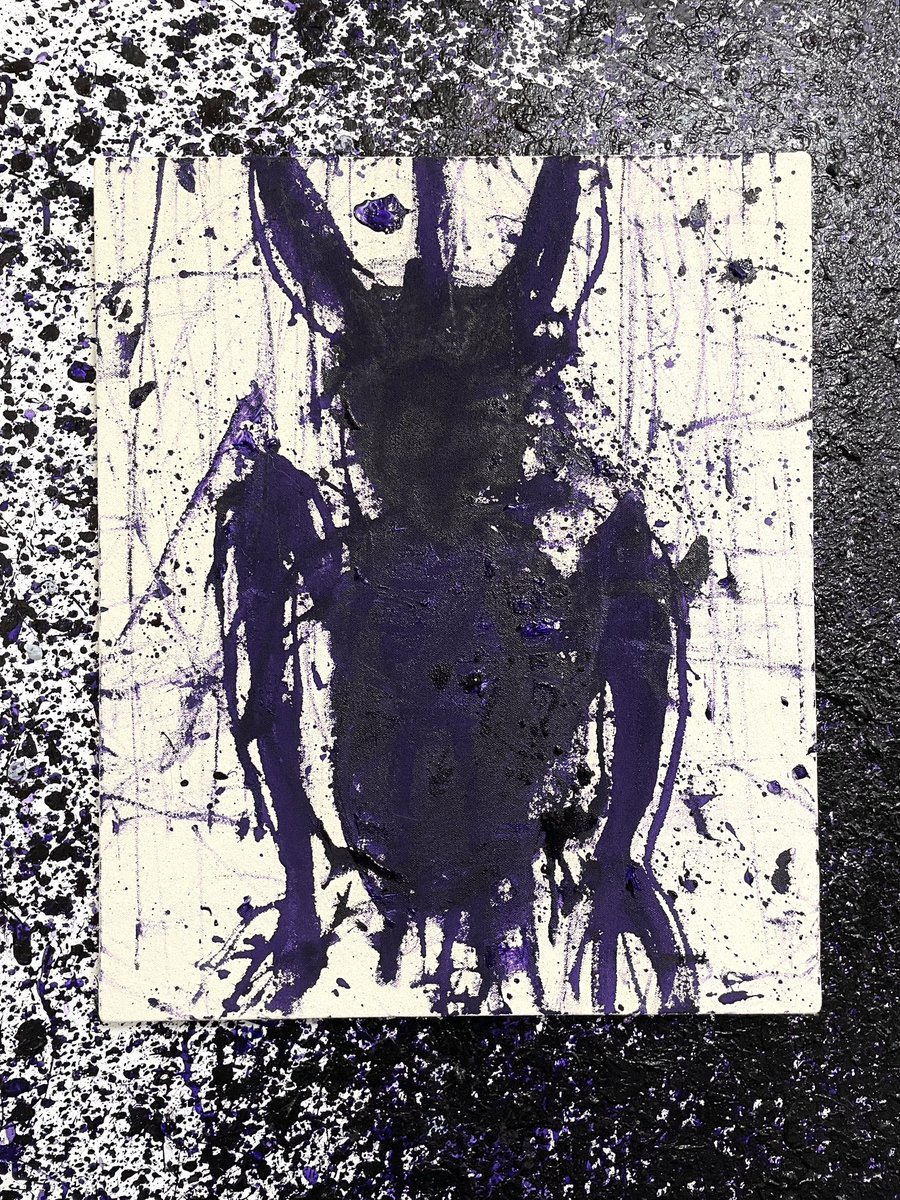 今日の制作、その3 描き始めたときはこんな絵を描くつもりはまったく