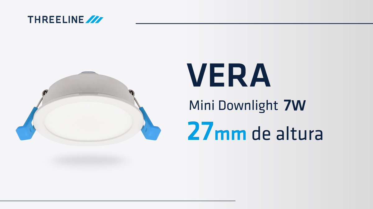 Fegimeonline's tweet image. ¿Sin espacio en el falso techo?
VERA Mini Downlight 7W de @ThreelineGroup: solución ultracompacta.

🔹 Altura: 27 mm
🔹 Instalación desde 4 cm
🔹 Corte Ø65 mm
🔹 CCT: 3000K / 4000K / 5700K
🔹 Aros intercambiables

👉 Descubre más en: threelinegroup.com/es 
#Downlight #Threeline