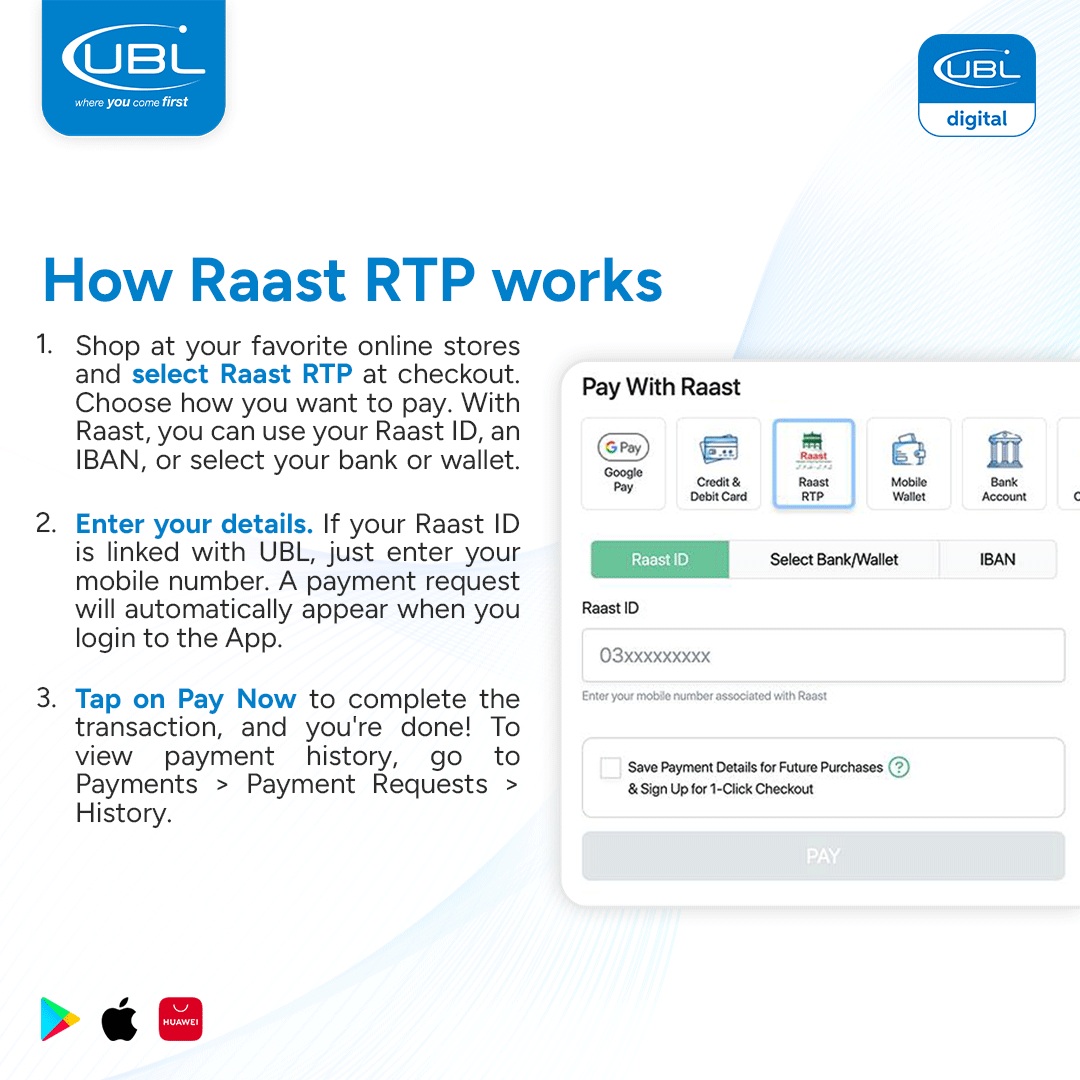 Shop faster with Raast Request to Pay (RTP) 🛍 Skip long forms! Pay ...