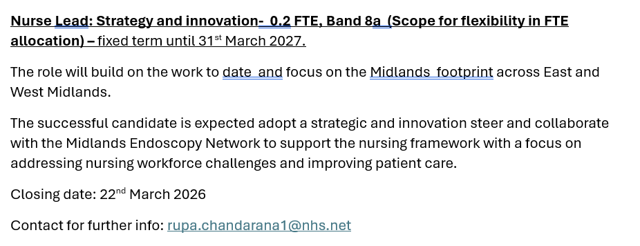 Midlands Endoscopy Training Academy tweet media