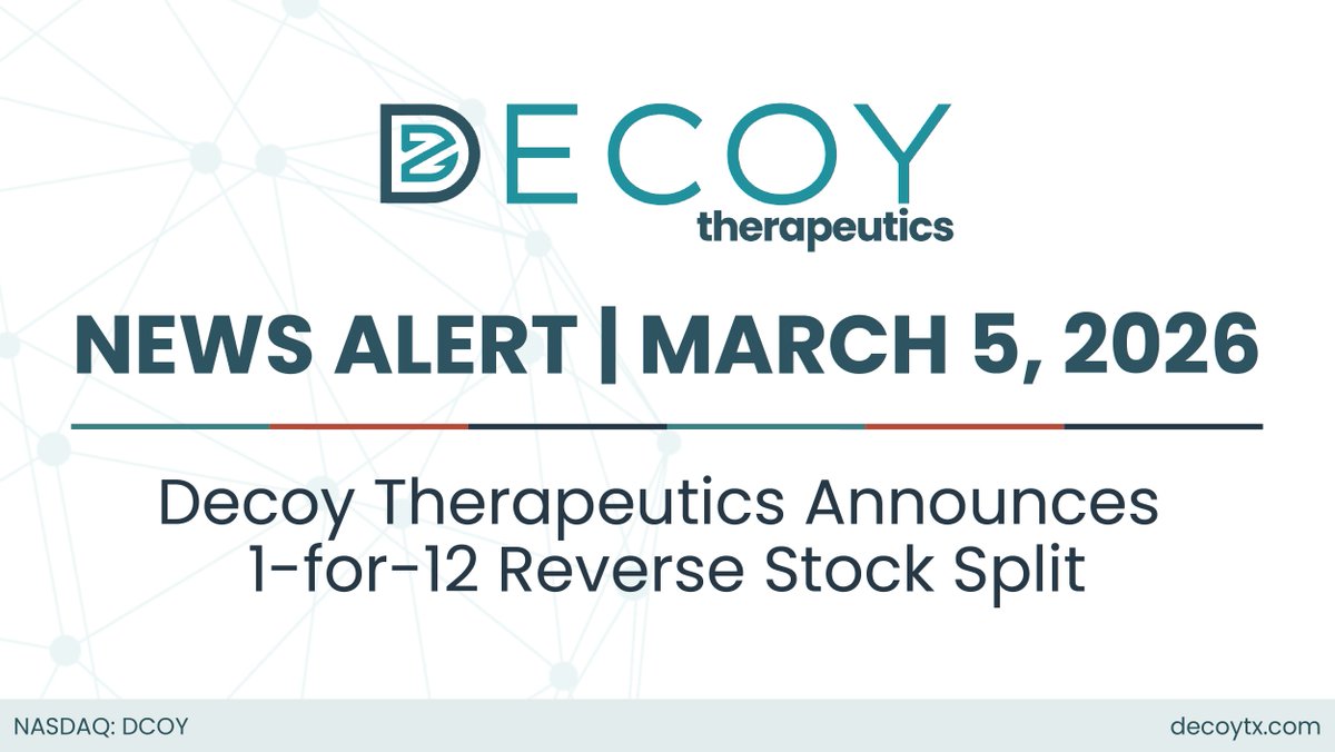 Decoy Therapeutics tweet media