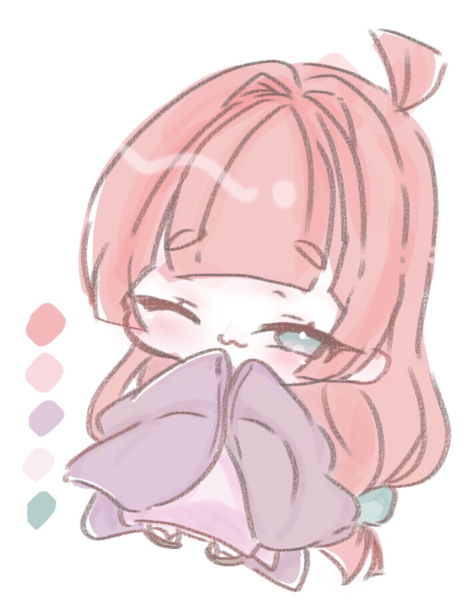 pugu_ko's tweet photo. ちびヤクさん🍵

 #100カノFA  #君のことが大大大大大好きな100人の彼女 https://t.co/u4M0crMLFE
