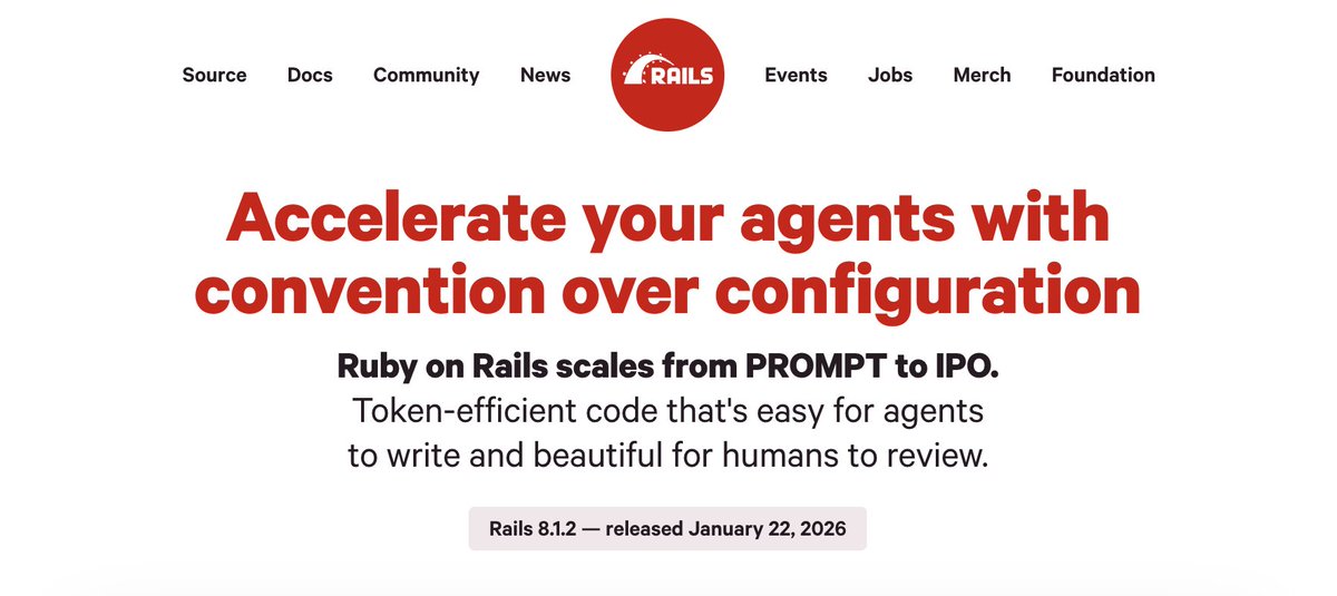 Ruby on Rails tweet media
