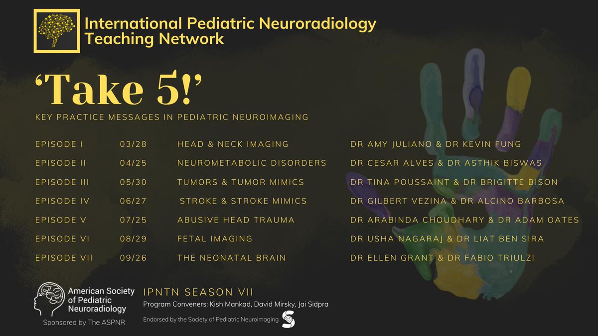 American Society of Pediatric Neuroradiology tweet media