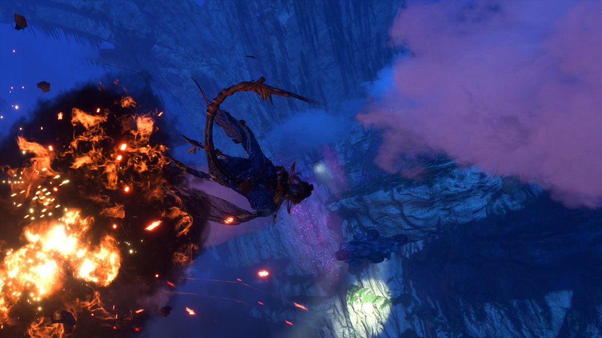 AyushRLgaming's tweet photo. #AvatarFrontiersofPandora #Avatar #SnowdropEngine #PS5Share #VirtualPhotography Terror from the Sky! https://t.co/rwKKqWdYY7