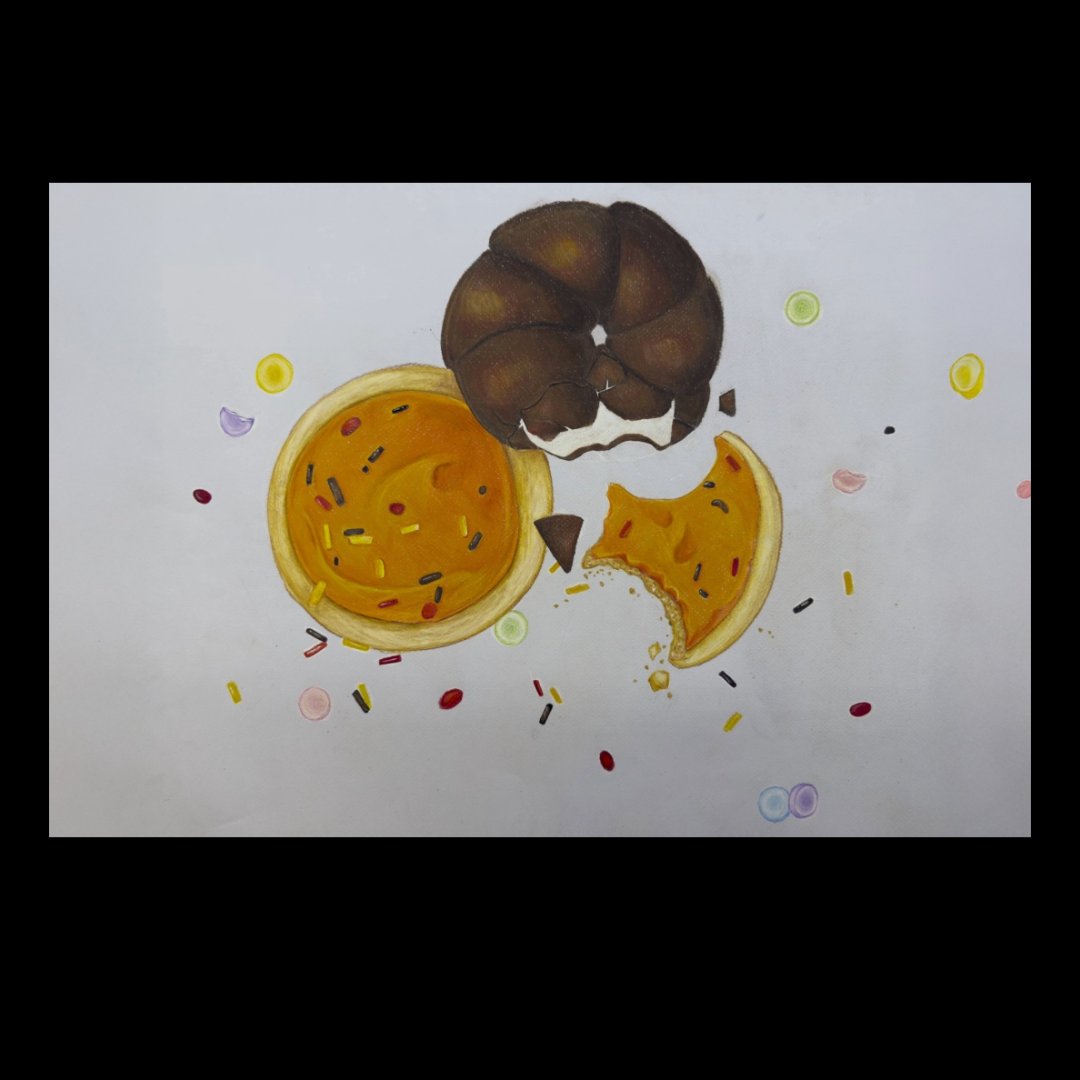 Have a sweet Spring Break next week! ❤️🎉  
Artist: Ana Valledor 
Class: Drawing I (ARTS 1316)
Media: Prismacolor Pencil