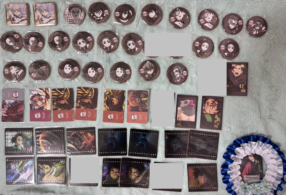 鬼滅の刃 dining ダイニング お楽しみくじ くじ 譲 缶バッジ.クリア