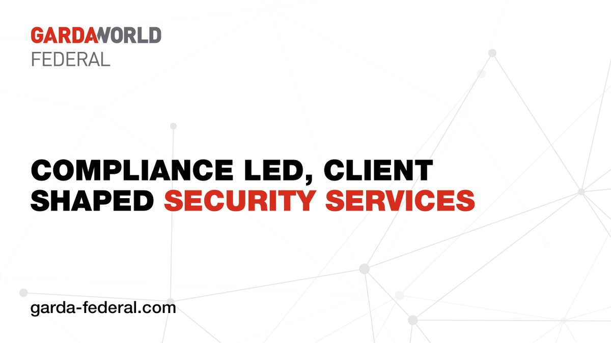 GardaWorld Federal Services tweet media