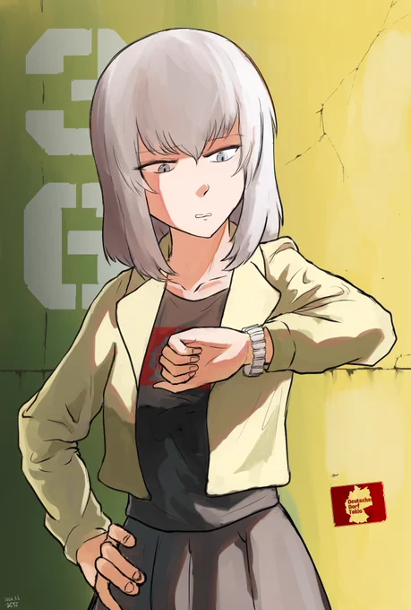 時計を気にして いらいら いらいら #逸見エリカ生誕祭 #逸見エリカ生誕祭2026