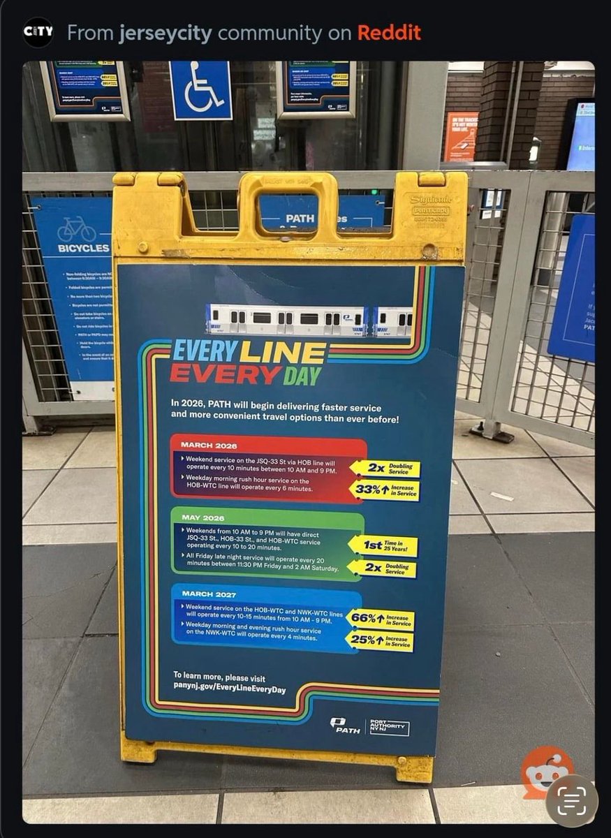 seaghain's tweet photo. @PANYNJ hey where is the HOB-WTC? Surely you won’t raise fares if you can’t provide service right? https://t.co/siIqoJ7r5j