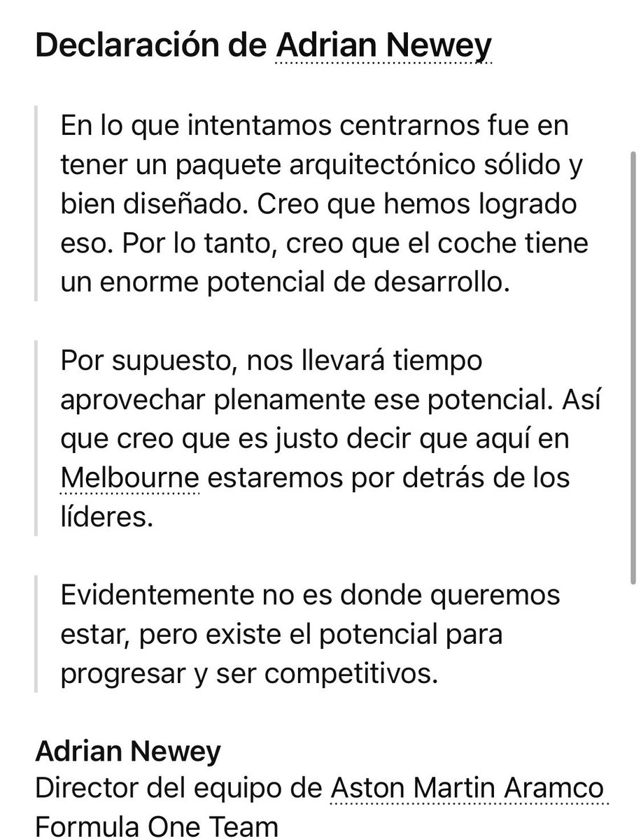 CesarMerengon's tweet photo. @AstonMartinF1 Traducción https://t.co/r1lYz4GJPg