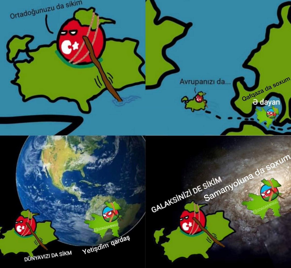 Kıbrıs'ı kafasına bağlaması koparttı 😂