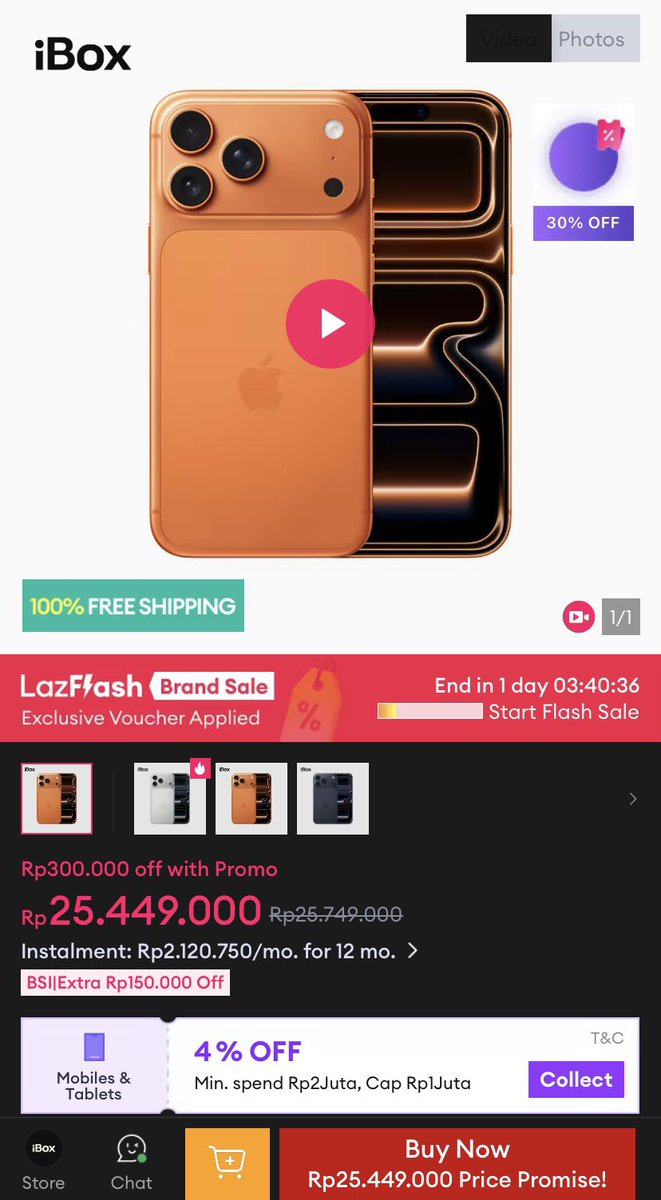 arlociel's tweet photo. IPhone 17 Diskon guys…. Diskon 12% s.d 1,5 juta… di Lazada 3.3 Ramadan Mega Sale guys.. WAAA MAU BGT BELIIII https://t.co/QsPgsOwcyA https://t.co/lUbuXJGRan