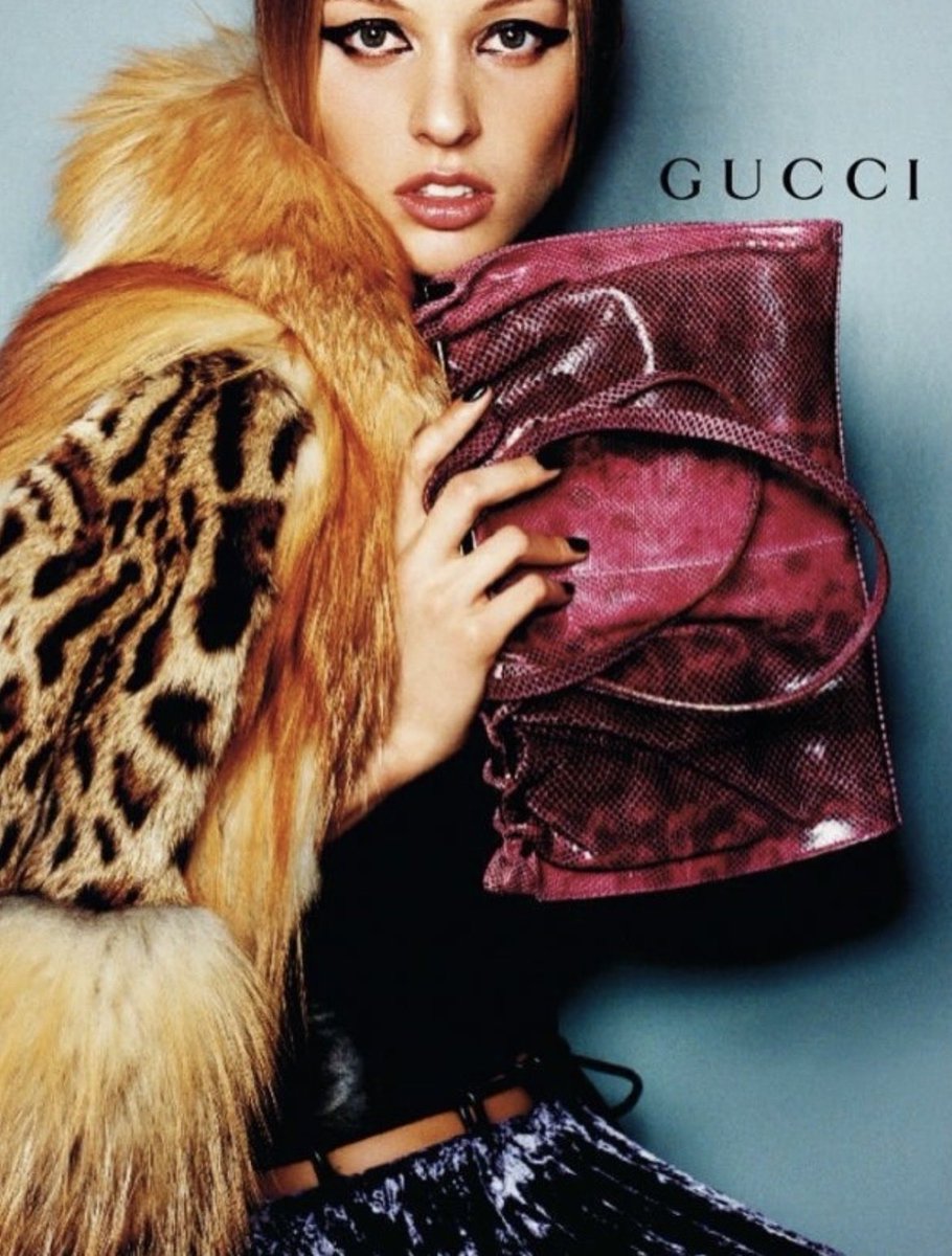 Gabbriette in vintage Gucci Fall Winter 1999 natural fur while preparing to walk the Gucci runway at Milan Fashion Week ❤️

Follow <a href="/wearefur/">wearefur</a> for the latest fur news &amp; trends

📸 @west_archive <a href="/gabbriette/">GABRIELLA BECHTEL</a>

#MilanFashionWeek #Gucci #Vogue #NaturalFur #Furmark