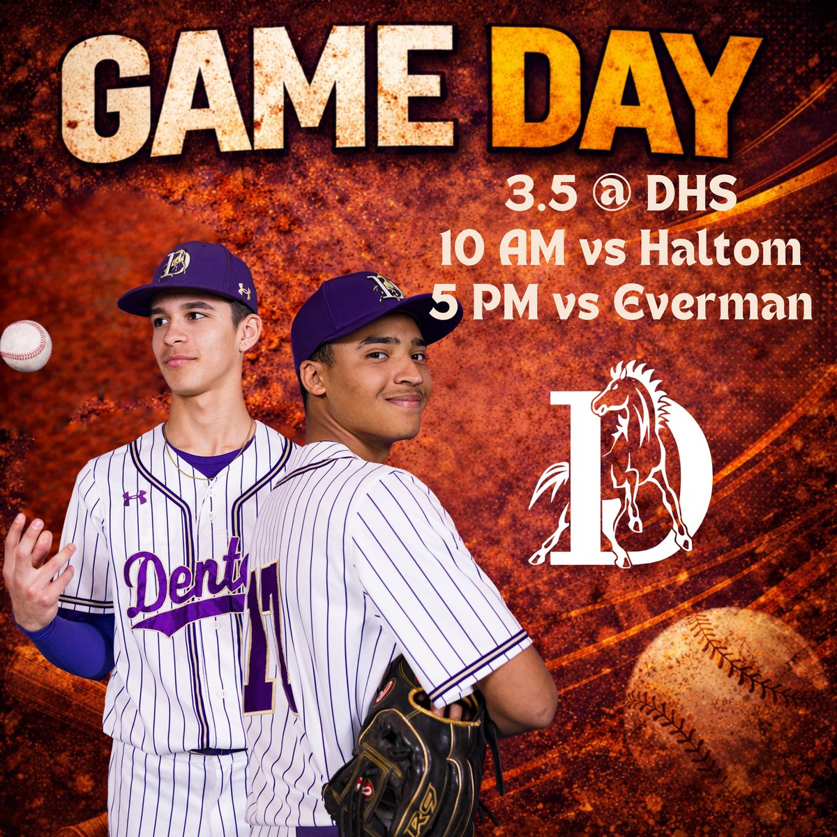 Denton High Baseball tweet media