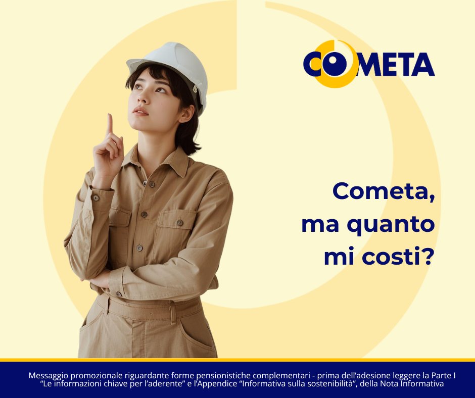 🧩 Quando si parla di #PensioneComplementare ogni dettaglio conta. Anche i costi. Soprattutto i costi.
📢 #FondoCometa è un’associazione senza scopo di lucro dove le spese di gestione risultano molto contenute.
🔗 bit.ly/4s21laT
#FondoPensione #Risparmio #TFR #CostiBassi